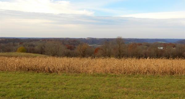 image of ridgetop farmland