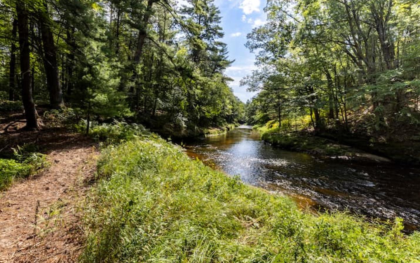 land and water protected for climate with conservation easement