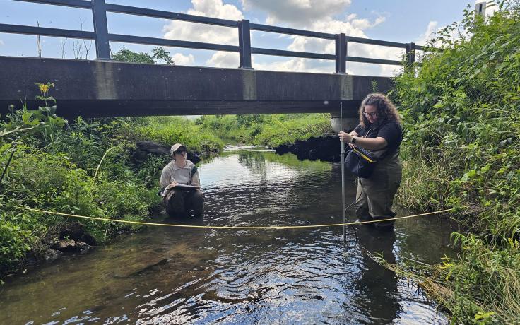 stream health research on conserved land